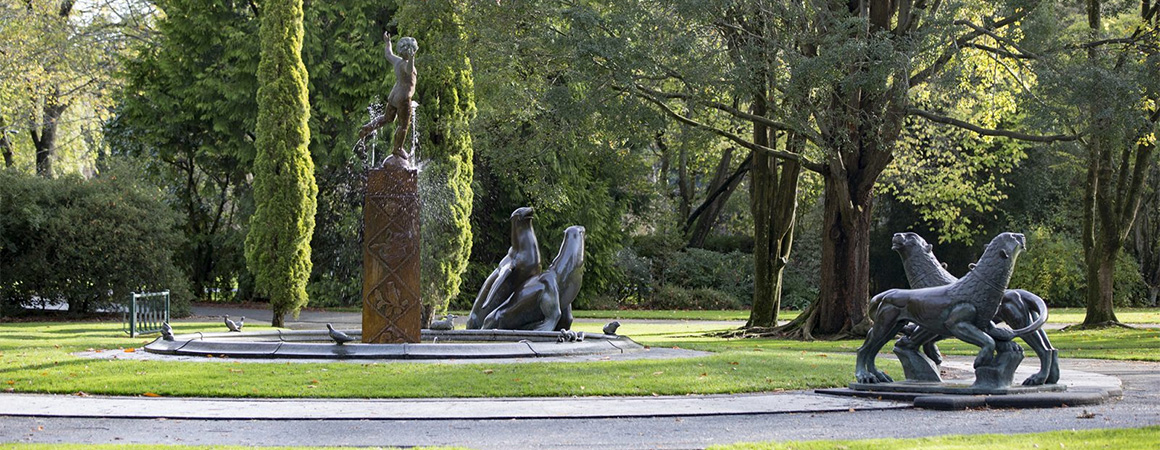 Statues in Queens Park